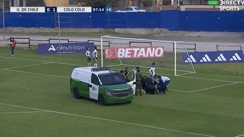 Angustiantes minutos por la lesión de Javiera Grez en el Superclásico entre la U y Colo Colo en el CDA.