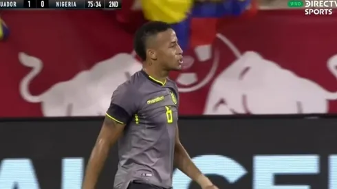 Byron Castillo ingreso en el segundo tiempo del partido amistoso jugado en Estados Unidos.