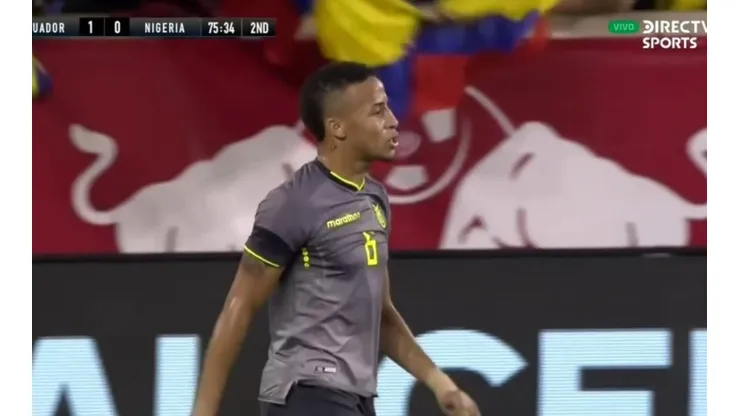 Byron Castillo ingreso en el segundo tiempo del partido amistoso jugado en Estados Unidos.