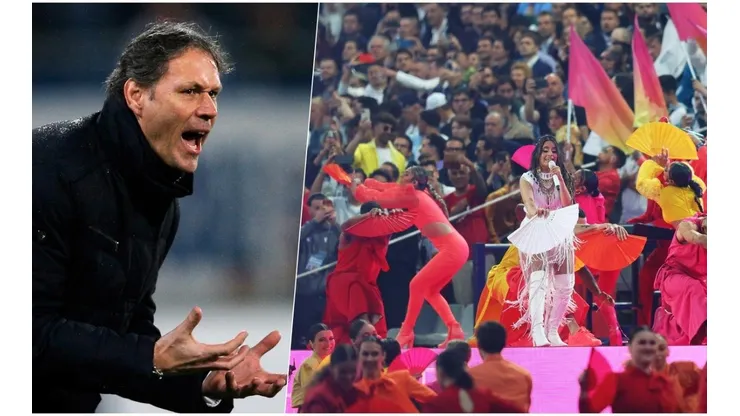 Van Basten criticó el show musical en la Champions League