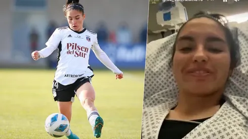 Javiera Grez quedó hospitalizada después del accidente que protagonizó en el Superclásico femenino