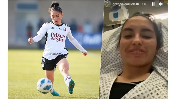 Javiera Grez quedó hospitalizada después del accidente que protagonizó en el Superclásico femenino