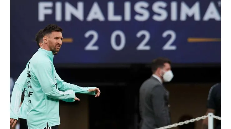 Lionel Messi listo para la Finalissima