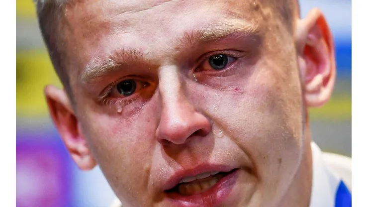 Zinchenko no pudo contener las lágrimas en conferencia de prensa