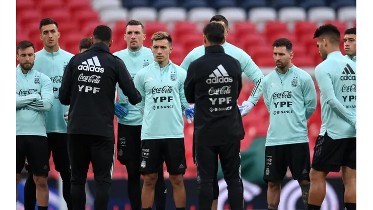 Argentina se prepara para jugar la Finalissima 2022
