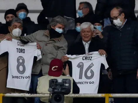 Jorge Toro y Chita Cruz reciben homenaje mundialista de Colo Colo