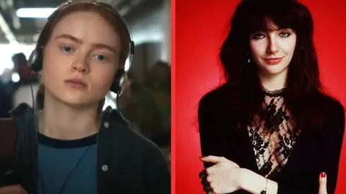Max en Stranger Things 4 y Kate Bush en los 80's.