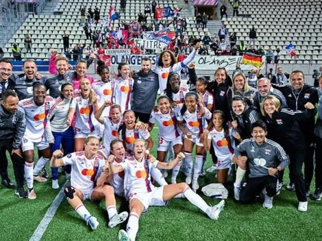 La multilingüe Tiane festeja el nuevo título con el Lyon hablando en francés