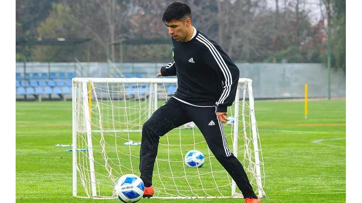 Tomás Alarcón participó del entrenamiento de O'Higgins