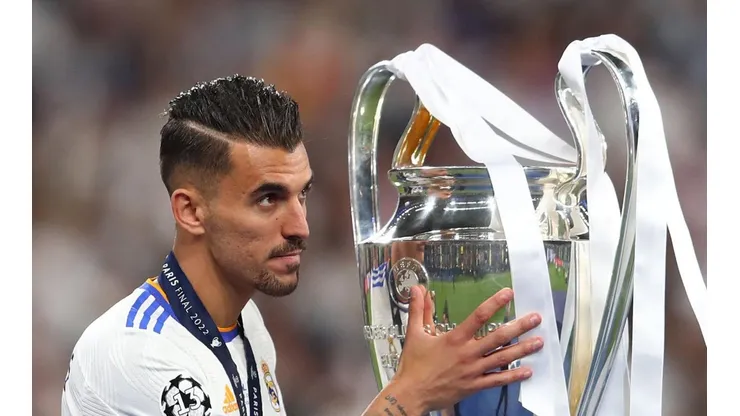 Dani Ceballos estuvo presente en la final de la Champions League