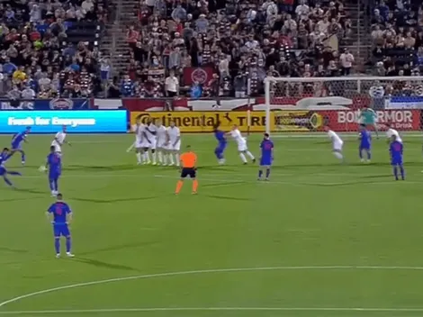 Video: Diego Rubio se matricula con un golazo de tiro libre