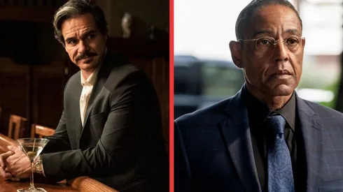 Tony Dalton como Lalo Salamanca y Giancarlo Esposito como Gustavo Fring, en Better Call Saul.