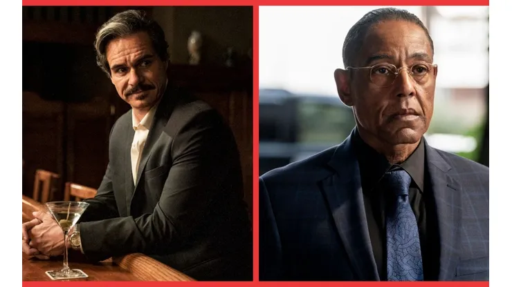 Tony Dalton como Lalo Salamanca y Giancarlo Esposito como Gustavo Fring, en Better Call Saul.