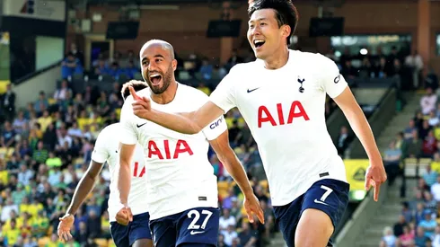 Son anotó un doblete en el triunfo del Tottenham sobre el Norwich en la Premier