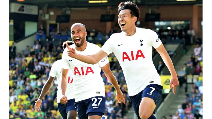Son anotó un doblete en el triunfo del Tottenham sobre el Norwich en la Premier
