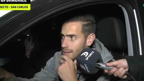 Lucas Melano habló al salir de San Carlos de Apoquindo