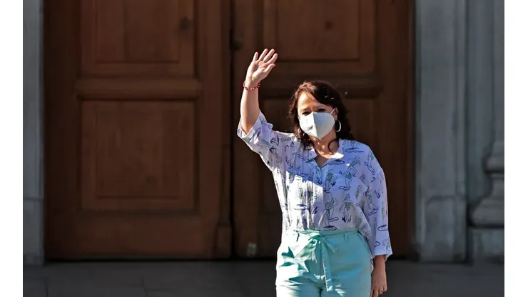 Marcela Hernando durante la presentación del gabinete