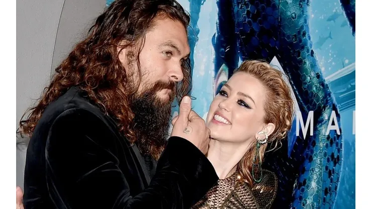 Las estrellas de Aquaman, Jason Momoa y Amber Heard.
