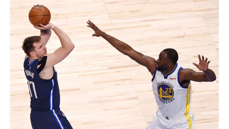 Luka Doncic está al borde de la eliminación a manos de Golden State
