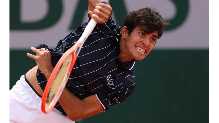 Cristian Garín mostró una de sus mejores versiones y ganó en la primera ronda de Roland Garros