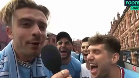 Grealish fue el protagonista de las celebraciones del Manchester City