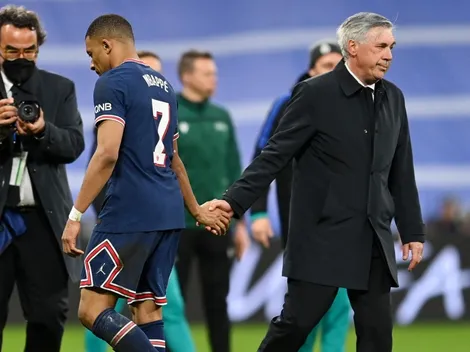 ¿Molesto? La reacción de Ancelotti por el portazo de Mbappé