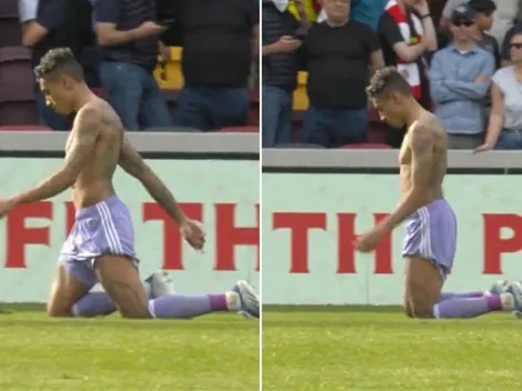 Raphinha camina de rodillas tras la salvación del Leeds