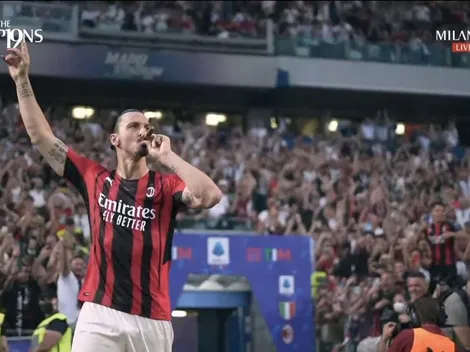 Tremendo: Zlatan celebra el título del AC Milan fumándose un puro