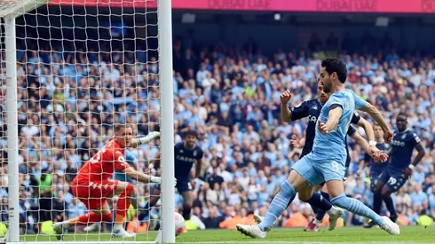 Gundogan marcando el gol de la victoria del Manchester City