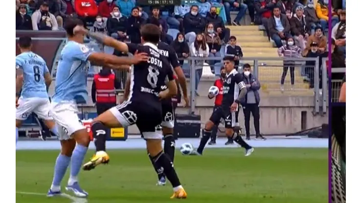 Costa fue expulsado por lanzarle un manotazo a Hormazábal