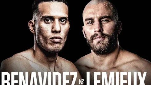 Benavidez y Lemieux chocarán este fin de semana en el Gila River Arena de Glendale, Arizona.