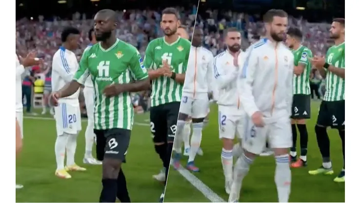 Real Madrid y Betis se hicieron un doble pasillo que sacó aplausos en todo el mundo