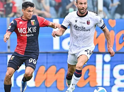 Galdames titular en ajustada caída de Genoa ante un Bologna sin Gary