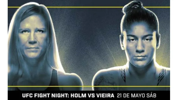 Holm vs Vieira animarán el evento central de UFC Vegas 55.