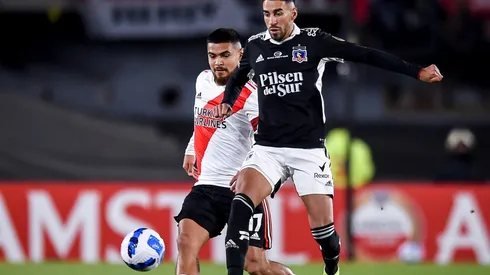 Paulo Díaz lideró a la defensa de River Plate frente a Colo Colo.