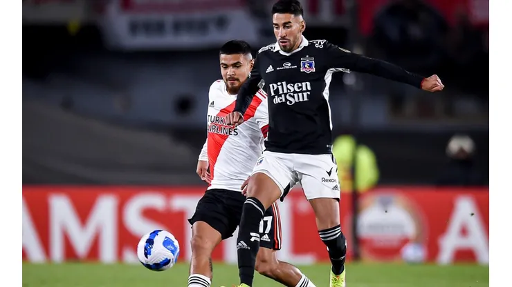 Paulo Díaz lideró a la defensa de River Plate frente a Colo Colo.