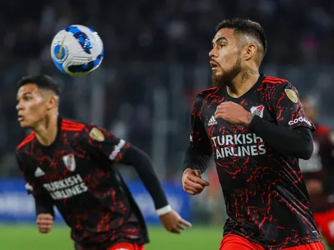 Paulo Díaz lleva la jineta de capitán en River Plate ante Colo Colo
