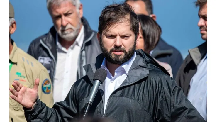 El presidente Gabriel Boric durante su paso por la Región de Coquimbo.