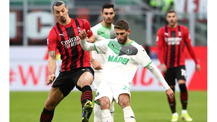 En la primera vuelta el Sassuolo venció como visita al Milan por tres a uno