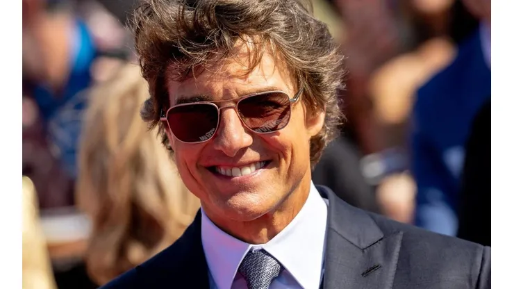Tom Cruise en la alfombra roja de Top Gun: Maverick