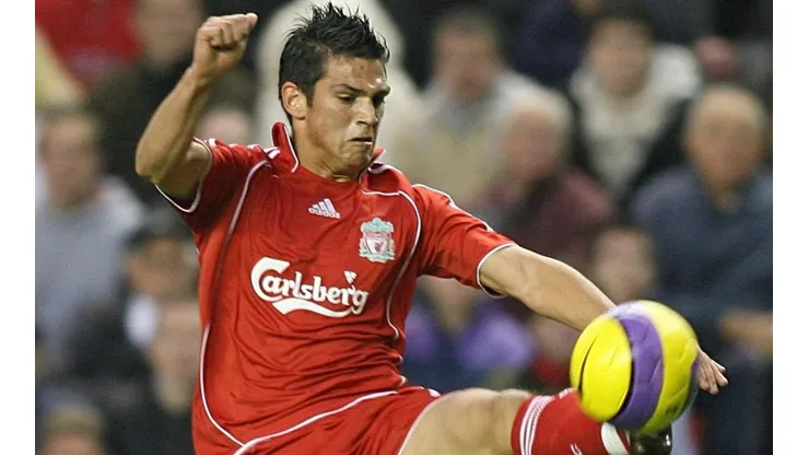 Mark González estuvo durante una temporada con el Liverpool y marcó tres goles.