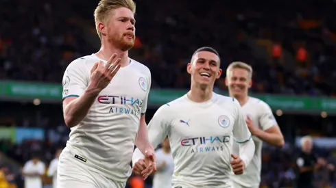 Kevin De Bruyne le hizo cuatro goles al Wolverhampton