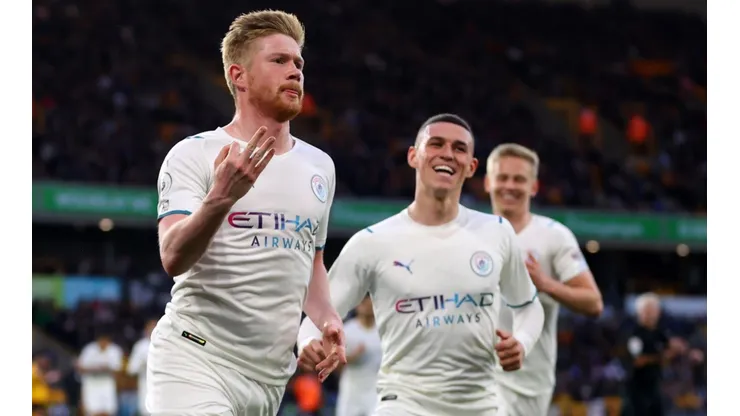 Kevin De Bruyne le hizo cuatro goles al Wolverhampton