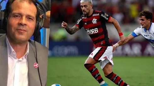Lorca, quien fue la voz del encuentro entre la UC y Flamengo en Radio Agricultura, sacó risas con una particular comparación