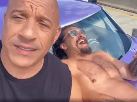 Momoa llega al set de Rápidos y Furiosos 10