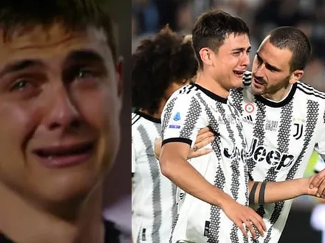 Nunca se vio a un jugador llorando tanto como Dybala en su despedida