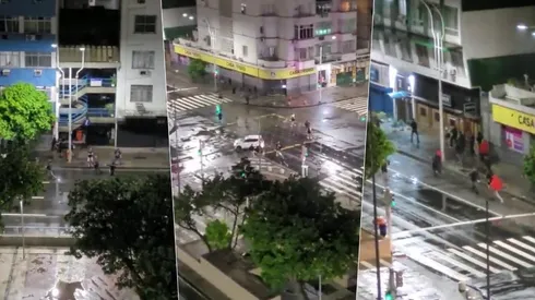 Los hinchas de Universidad Católica sufrieron una emboscada de parte de la barra de Flamengo al momento en que realizaban un banderazo en apoyo al equipo