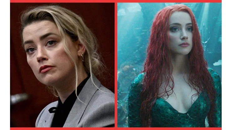 Amber Heard en el juicio frente Johnny Depp y la actriz en la primera película de Aquaman.
