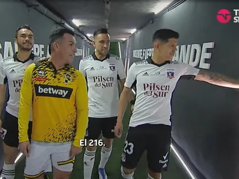 El lado más lúdico de Paredes en el homenaje de Colo Colo