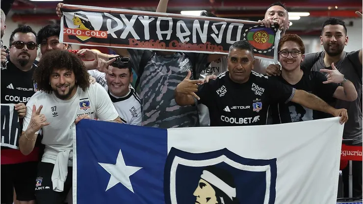 Falcón dijo presente con los hinchas del Cacique que llegaron a Colombia